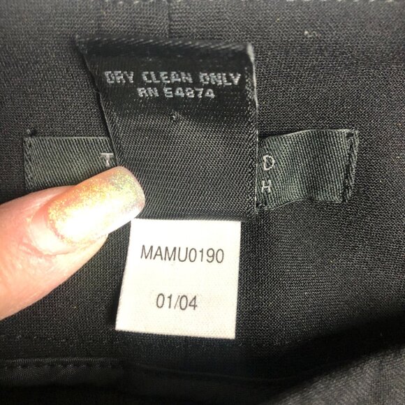 The Limited Capri Ankle Pants Womens Size 4 Black Stretch Flat Front - Picture 6 of 7